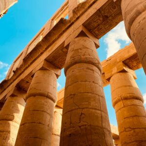 brown concrete pillars under blue sky during daytime
